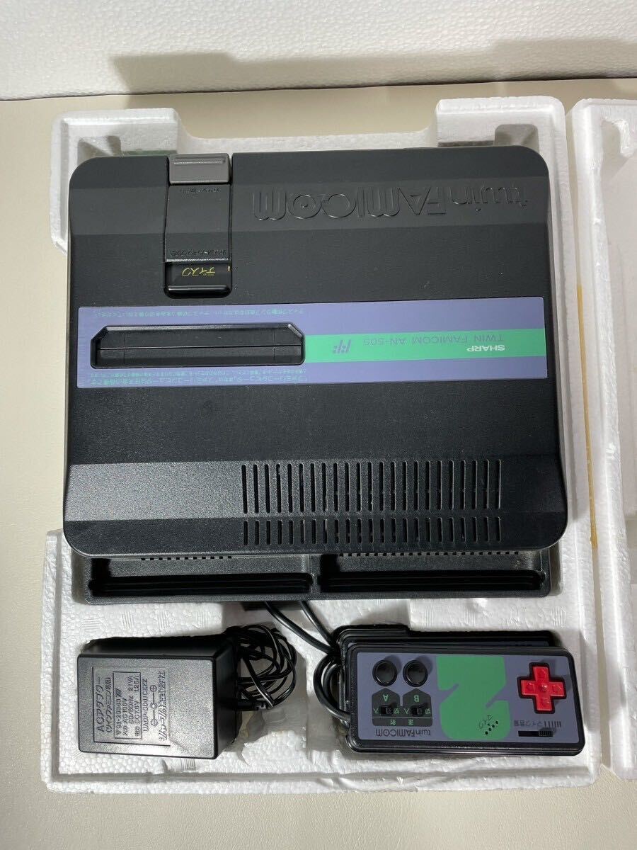 SHARP シャープ ツインファミコン ゲーム機 AN-505-BK 取扱説明書 箱
