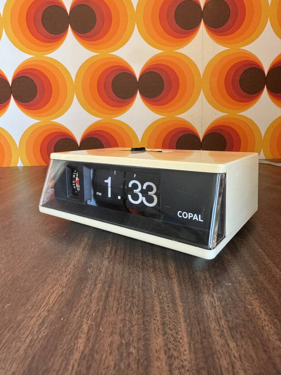 スペースエイジ コパル パタパタ 時計 通電OK 当時物 COPAL RP-240