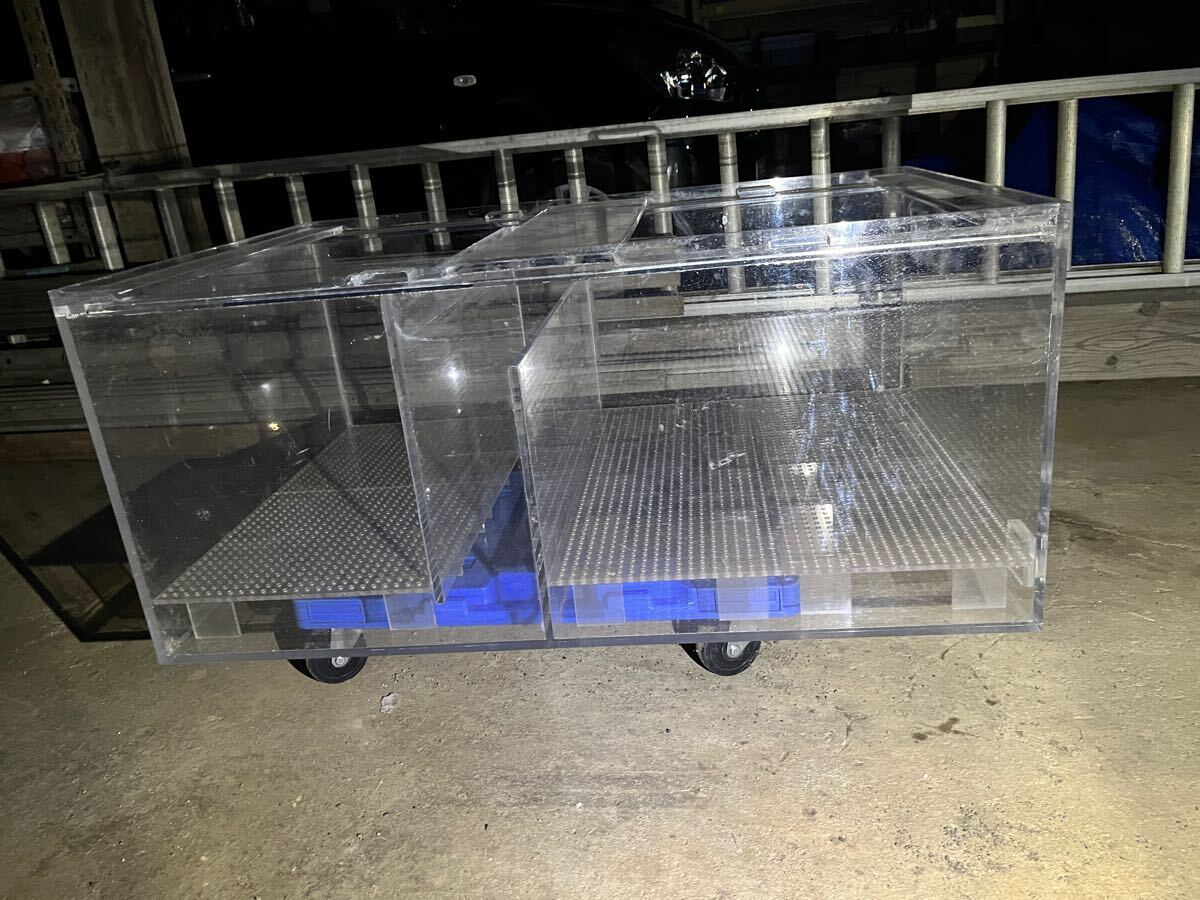 カンテツ水槽 アクリル水槽 900水槽 900×600×400 濾過槽(90cm～)｜売買