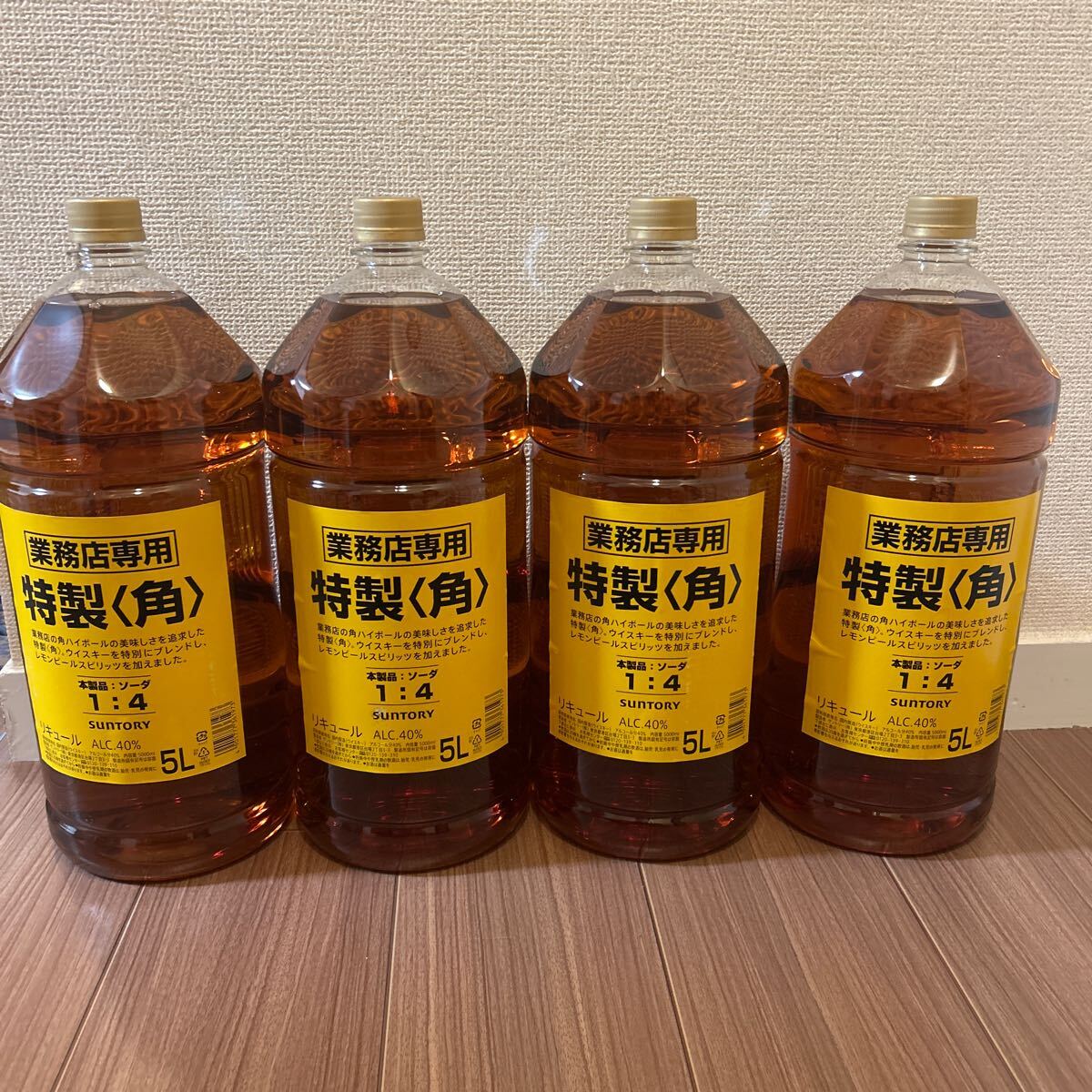 SUNTORY 特製 角瓶 業務用5L サントリーウイスキー ペットボトル 角