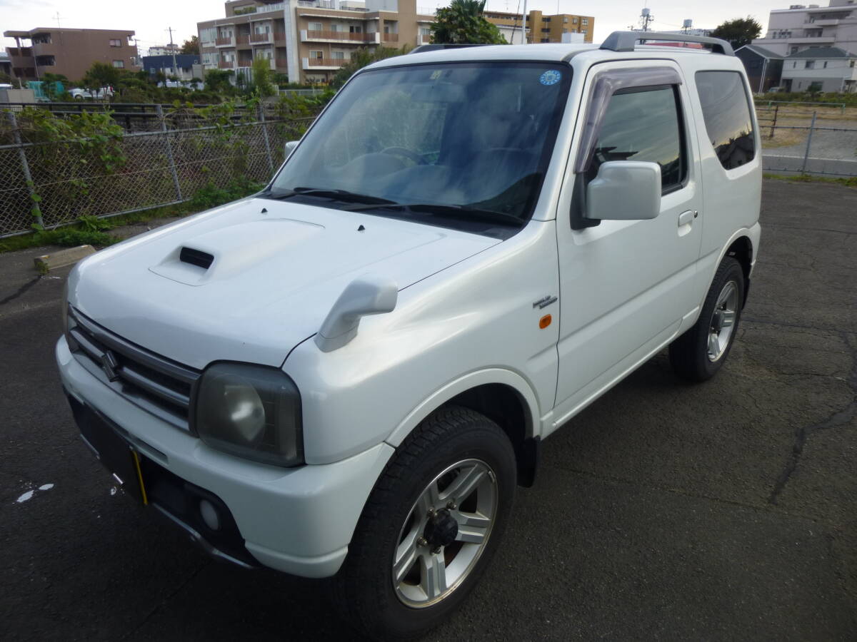 ◆H18 ジムニーWILD WIND ワイルドウインド JB23W パートタイム4WD/楽々４速AT キーレス ETC 遊びや通勤等冬道にも 実走行 修復歴無 売切!!_2