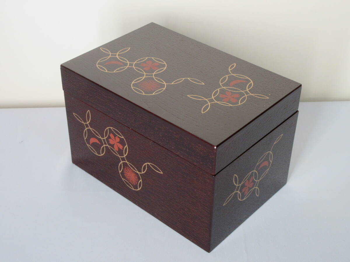 雪月花七宝蒔絵 利休茶箱揃い】【雪月花七宝蒔絵 茶箱10点セット