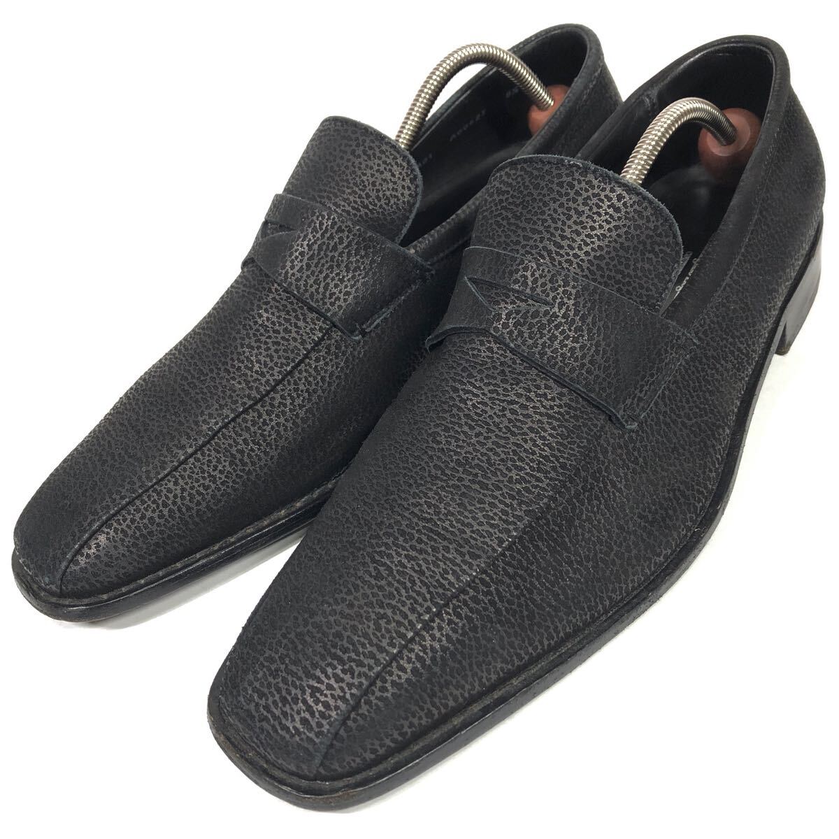 Ermenegildo Zegn （ゼニア）　ZeFer（ゼフェル）　ローファー エルメネジルドゼニア】本物 Ermenegildo Zegna 靴 27.5cm コイン