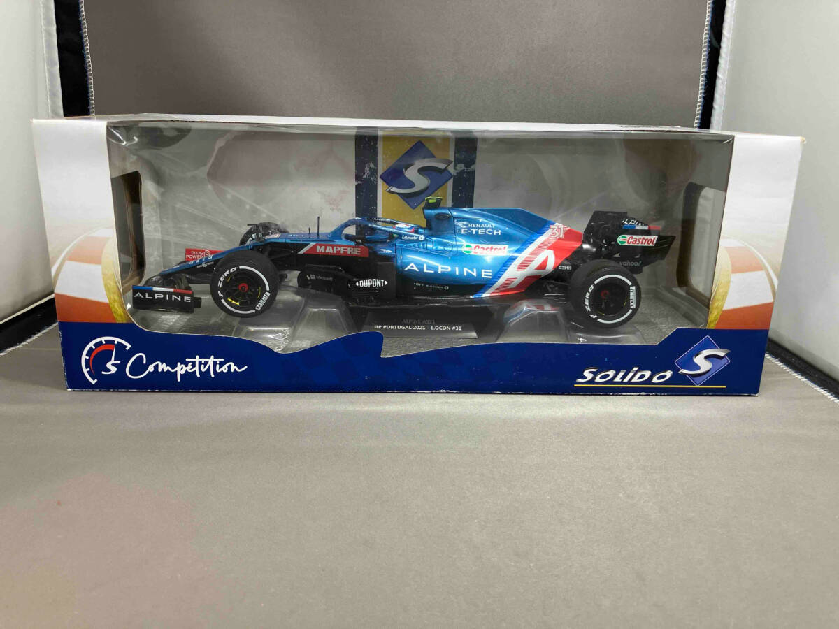 Alpine 1⁄18 A521 0 - Solido GP F1 model Formula 1 Fernando Renault