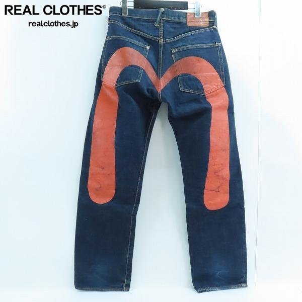 original EVISU 大黒 デニム No2 Lot2001 みかん EVISU/エヴィス No2 みかん Lot.2001 大黒ペイント カモメペイント