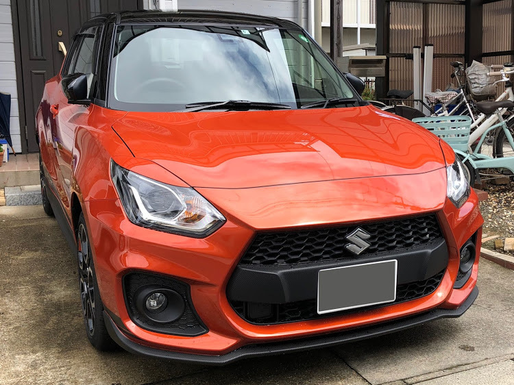 フレイムオレンジパール【在庫有】#CFK/ZWD塗装済 スズキ ZC33S スイフトスポーツ アイライン カバー ZC13S，ZC53S，ZD53S，ZD83S，ZC83S，ZC43S スズキ スイフトスポーツ ZC33S ZC13S，ZC53S，ZD53S，ZD83S，ZC83S，ZC43S #CFK塗装済 ガラス