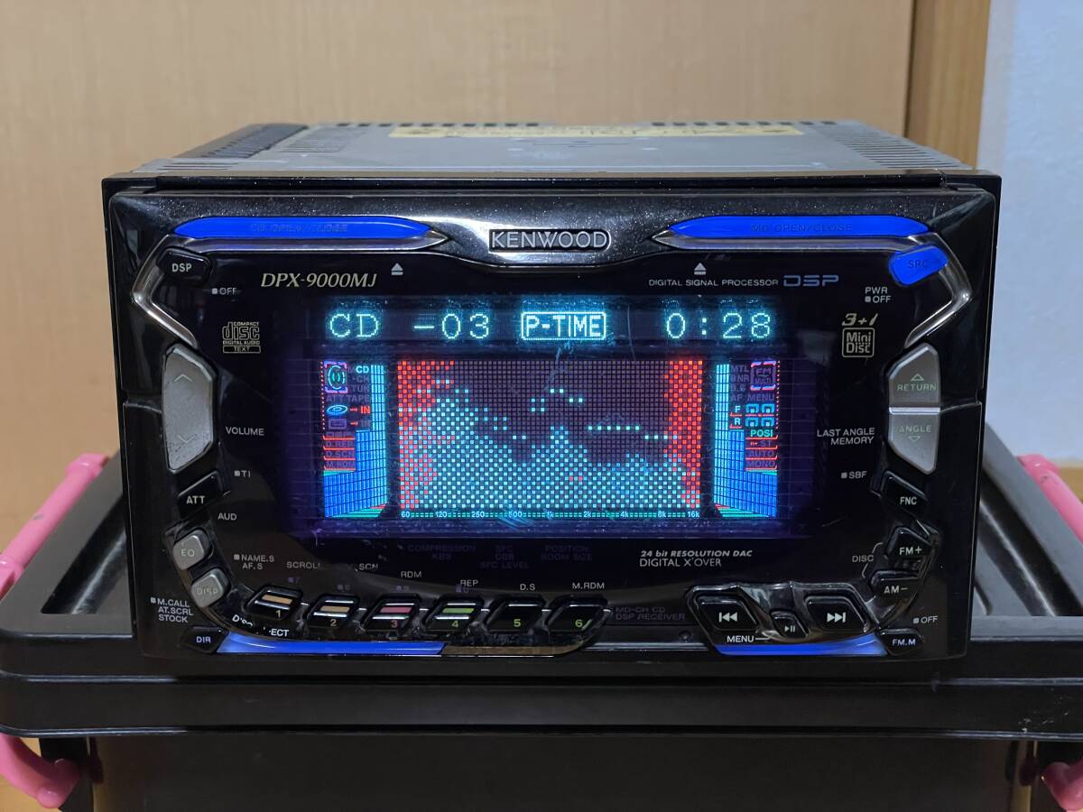 CD⁄3MDデッキ メンテ完動品□ケンウッド製2DIN Yahoo!オークション 