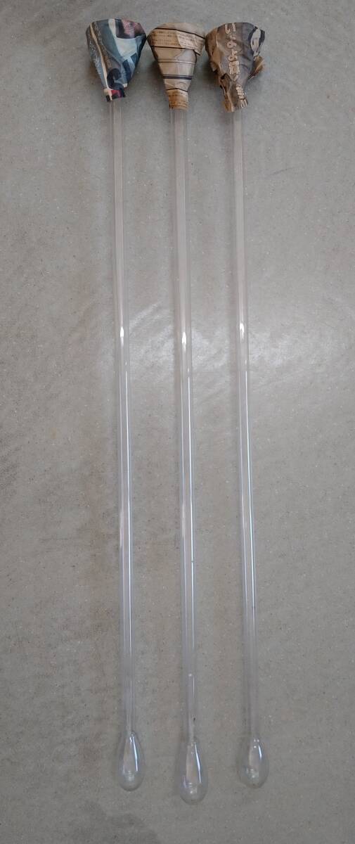 正真正銘新品 昭和レトロ ハエ取り棒1本 ガラス(工芸ガラス)｜売買され