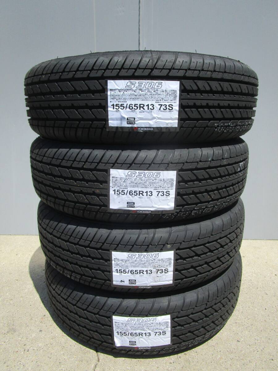 法人様送料込み￥15，200～□ヨコハマS306□155/65R13□軽自動車