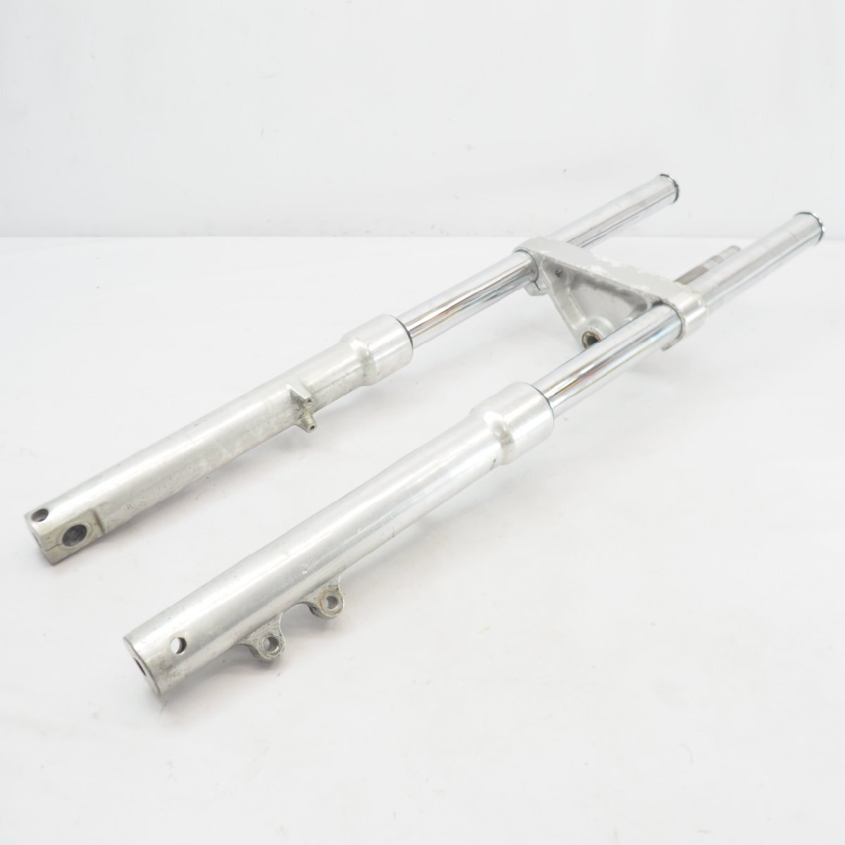 サベージ400 フロントフォーク ステム フォーク savage φ38mm 三又 ステアリング fork 650 | ウェビックガレージセール 中古バイクパーツ販売専門店アイラブモーターサベージ400(87 ☆トリプルツリーのススメ☆ サベージ400☆NK41B☆ステアリング サベージのフロントフォークを長くする！