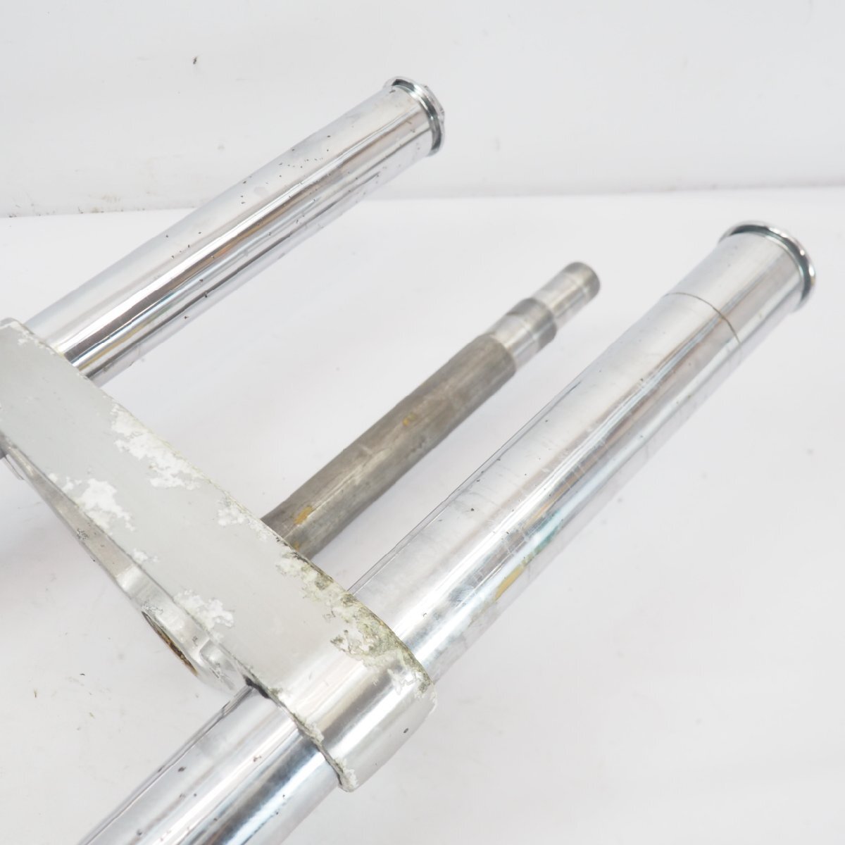 サベージ400 フロントフォーク ステム フォーク savage φ38mm 三又 ステアリング fork 650 | ウェビックガレージセール 中古バイクパーツ販売専門店アイラブモーターサベージ400(87 ☆トリプルツリーのススメ☆ サベージ400☆NK41B☆ステアリング サベージのフロントフォークを長くする！