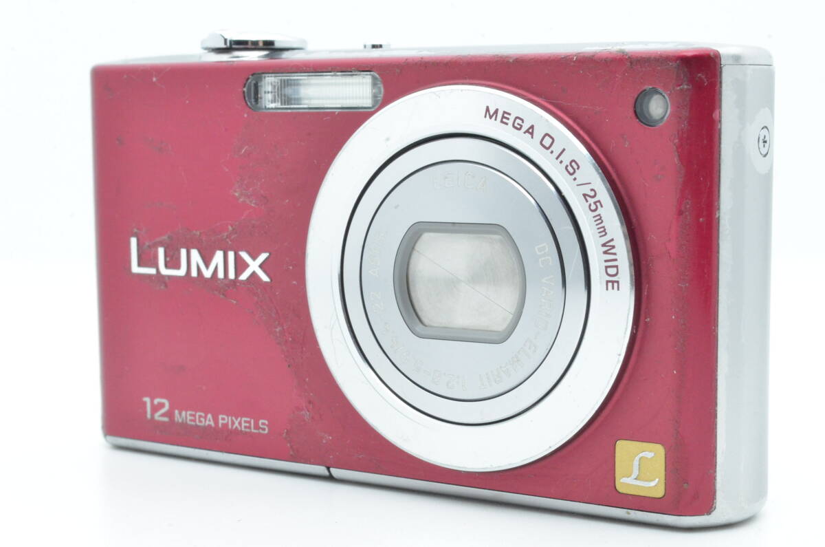 外観並級以下】Panasonic LUMIX DMC-FX40 レッド #s13668 LUMIX DMC