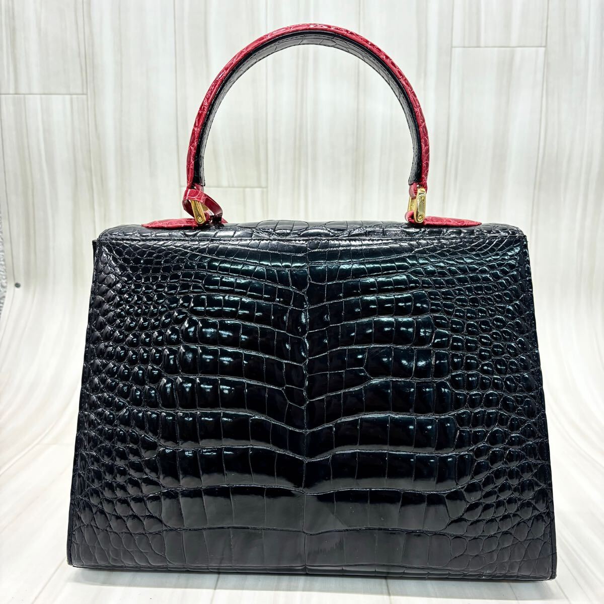 RODANIA ロダニア クロコダイルスキン ワニ革 シャイニング ゴールド