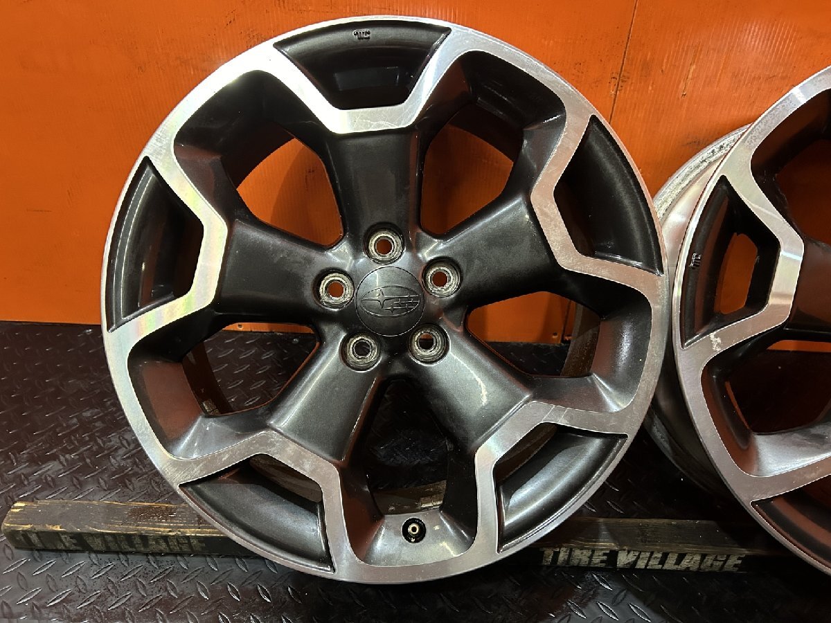 送料込スバルXVハイブリッドGP系 純正ホイール&215/55R17ブリヂストン