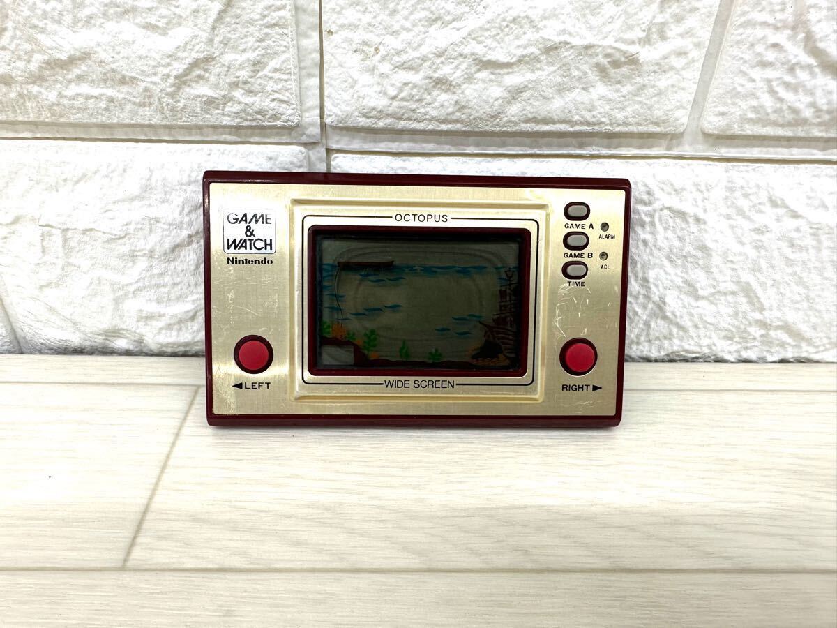 D264☆ Nintendo/ニンテンドー GAME&WATCH ゲームウォッチ OCTOPUS