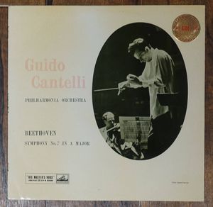 361位 極上品! 英HMV ASD 254 ベートーヴェン交響曲第7番 グィード・カンテッリ