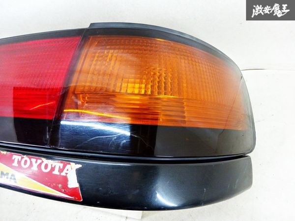 割れ無】トヨタ 純正 ST182 カリーナ ED テールライト ランプ レンズ