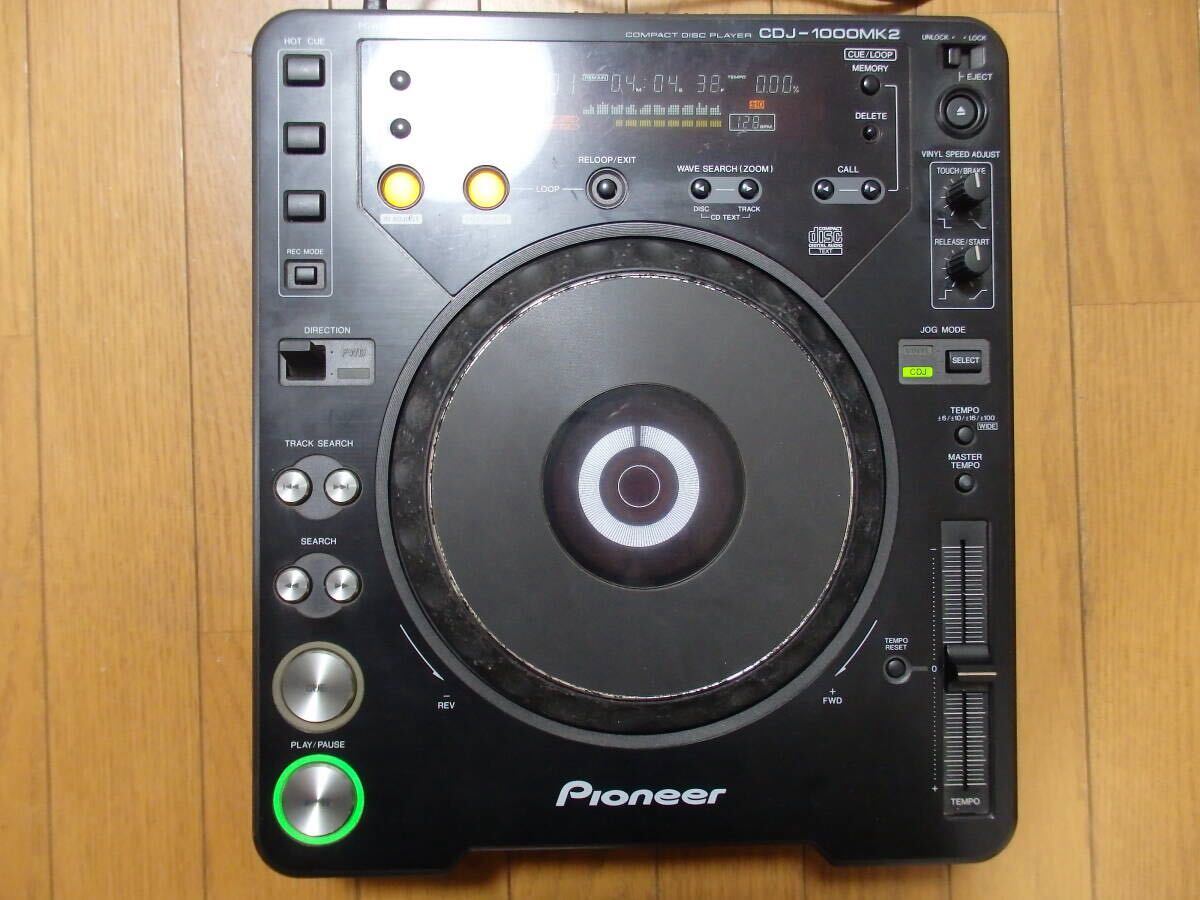 送料込み CDJ1000 MK2 パイオニア 動作確認済み み Pioneer パイオニア CDJ-1000MK2 CDJプレイヤー(CDJ)｜売買された