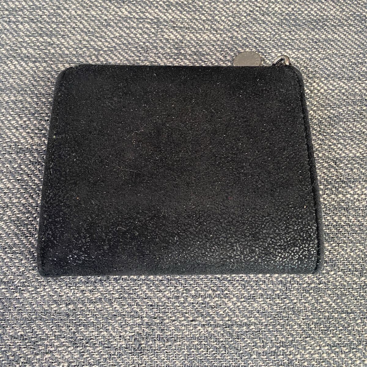 Stella McCartney ステラマッカートニー 二つ折り財布 ファラベラ 黒 