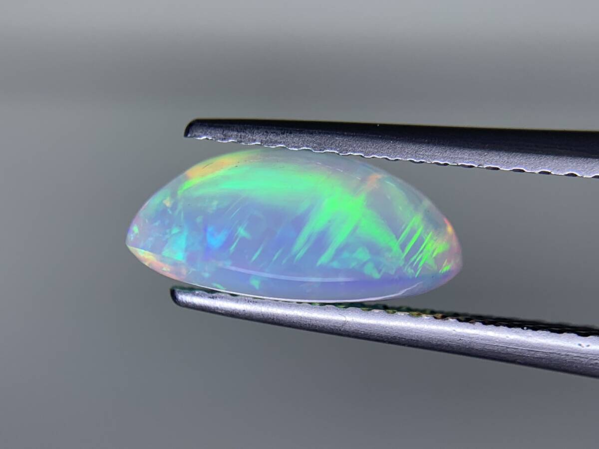 1円　オパール 2.489ct 宝石ソーティング付き 11.8×8.1×5.2 ルース（ 裸石 ） 3343Y_7