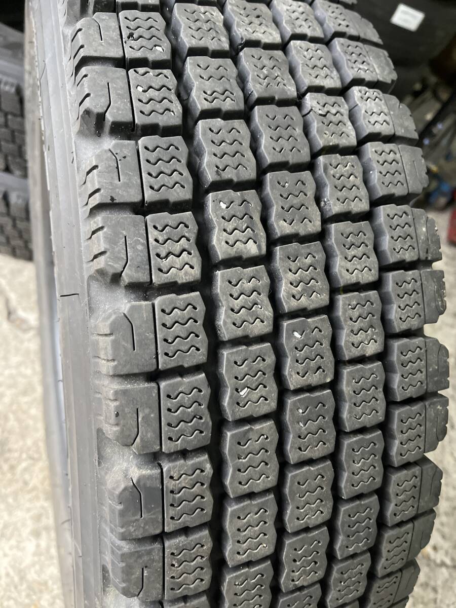 ブリヂストン W910 225/80R17.5 123/122L バリ溝スタッドレス 残10mm 2018年 1本のみ レンジャー ファイター UD フォワード_6