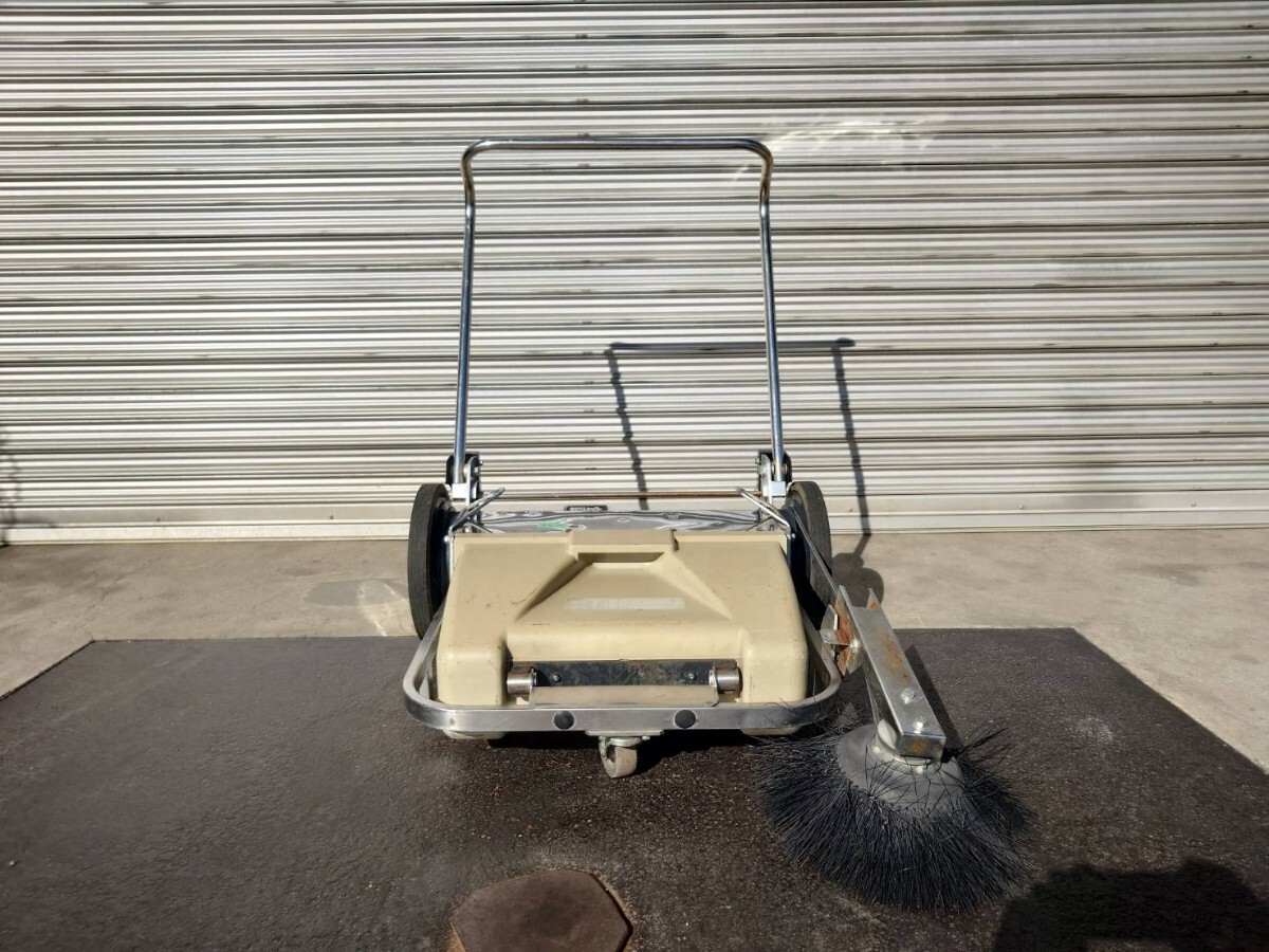 EXEN エクセン 手押し掃除機 ロールスイーパー ES-2R サイドブラシ付き 