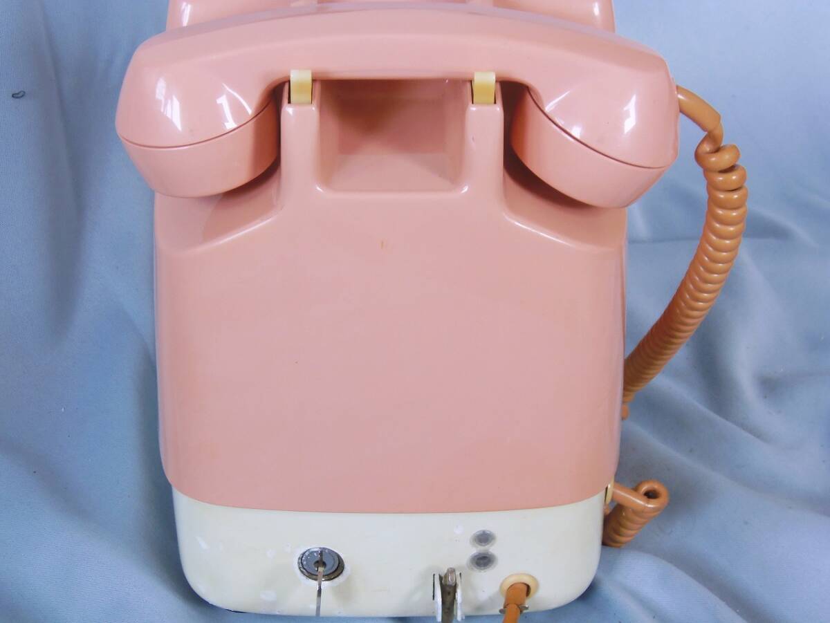 なつかしい かわいい ダイヤル 公衆電話 ピンク電話 昭和 古い レトロ