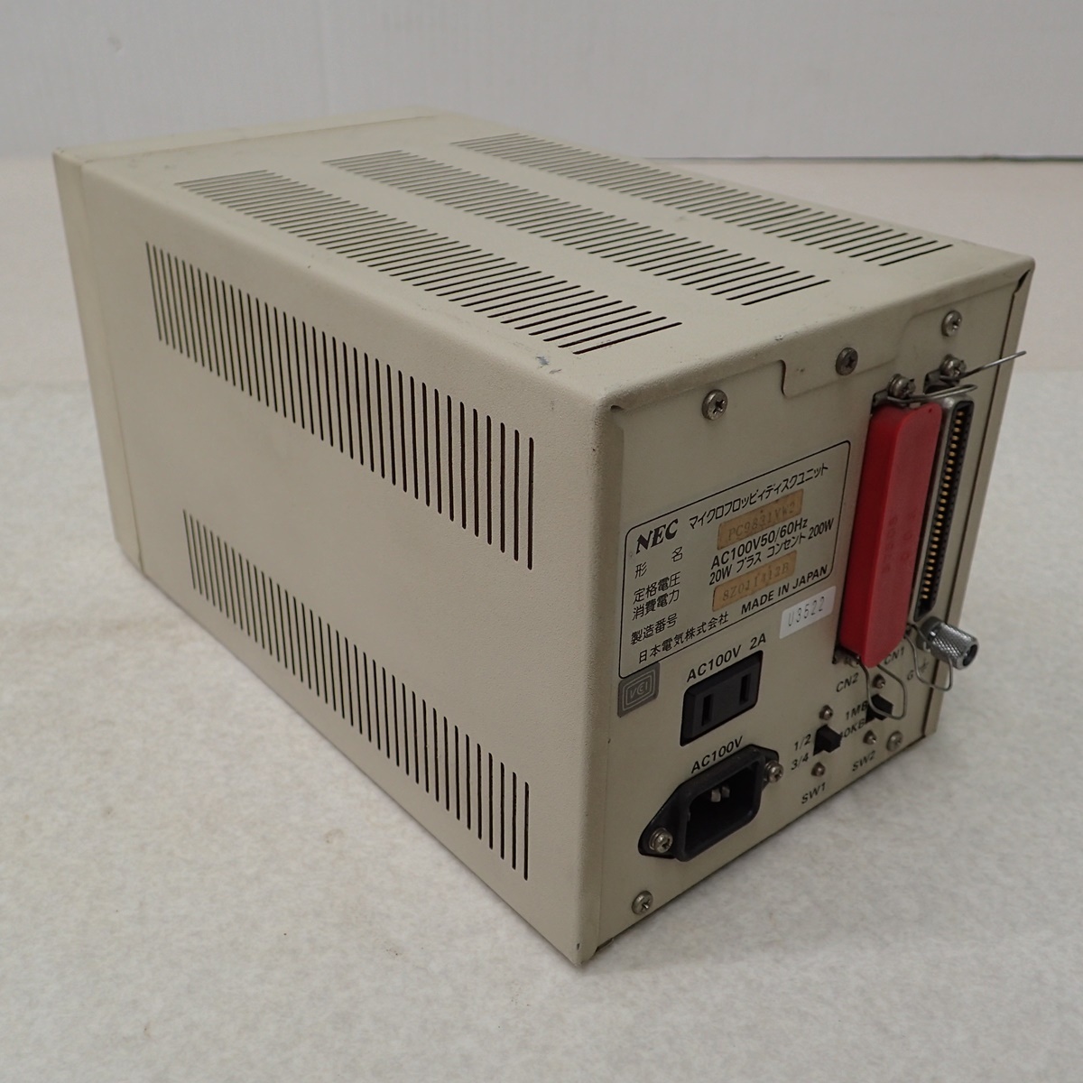 NEC PC-9801 外付け 3.5インチFDD PC-9831-VW2 フロッピーディスク