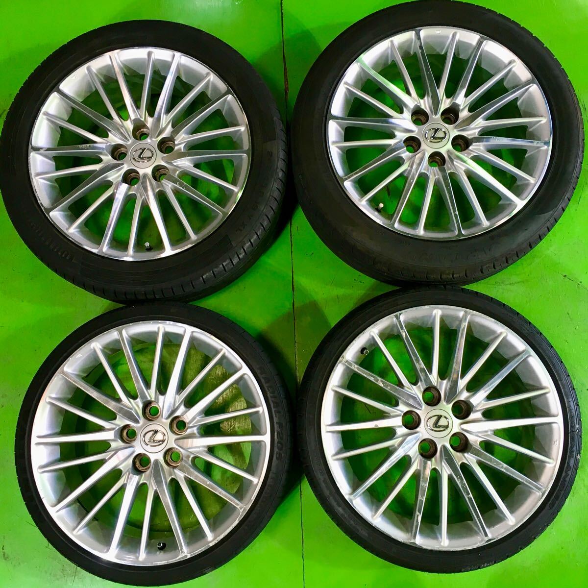 NT694 中古 RV748 BBS製 レクサス LS460 LS600 Fスポーツ 純正 