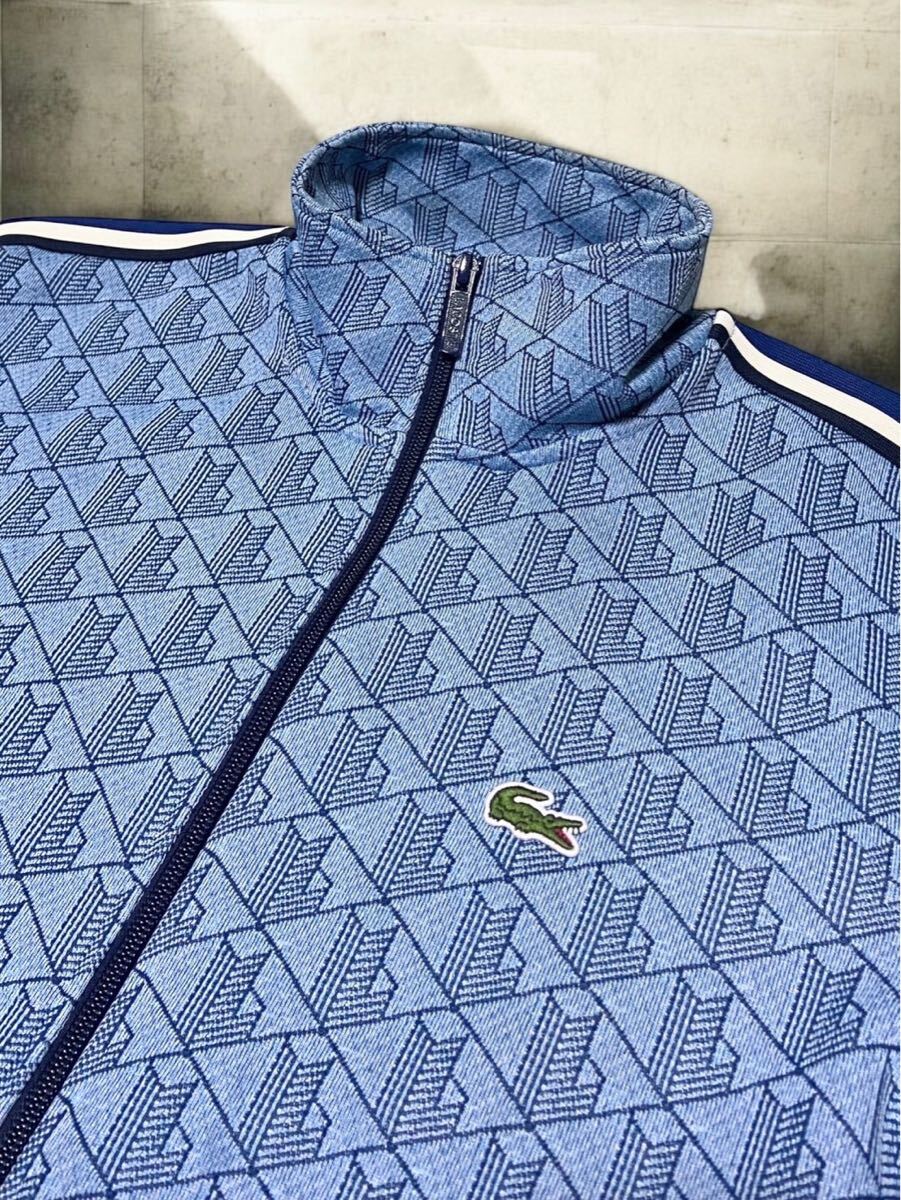 LACOSTE ラコステ モノグラムジャカードトラックジャケット☆FR3US5 