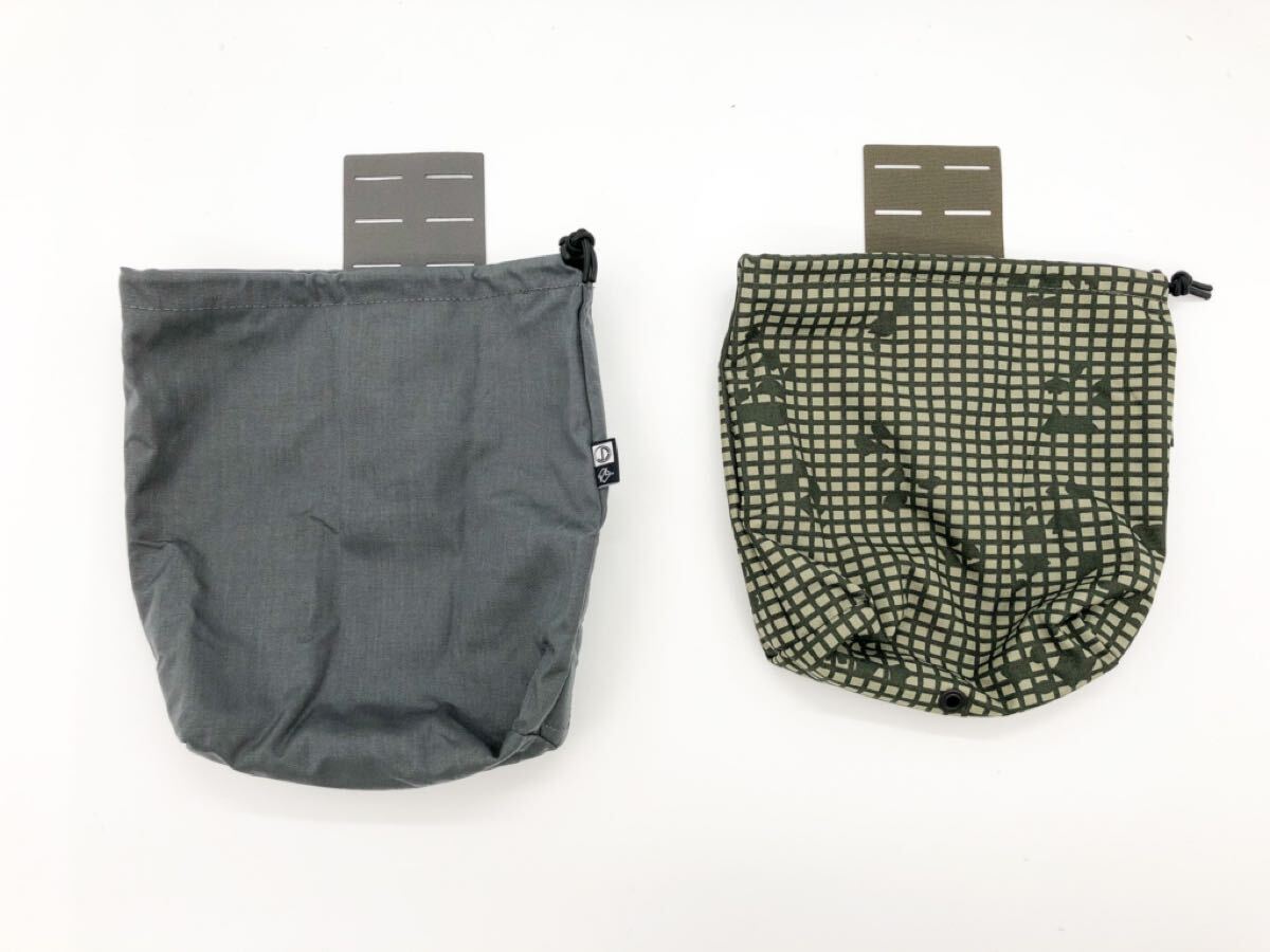 FLATLINE FIBER Co. THE MINI DUMP POUCH RGフラットライン ファイバー コー　ザ ミニ ダンプポーチ　レンジャーグリーン Fiber Flatline Dump Ripstop FlatLine The