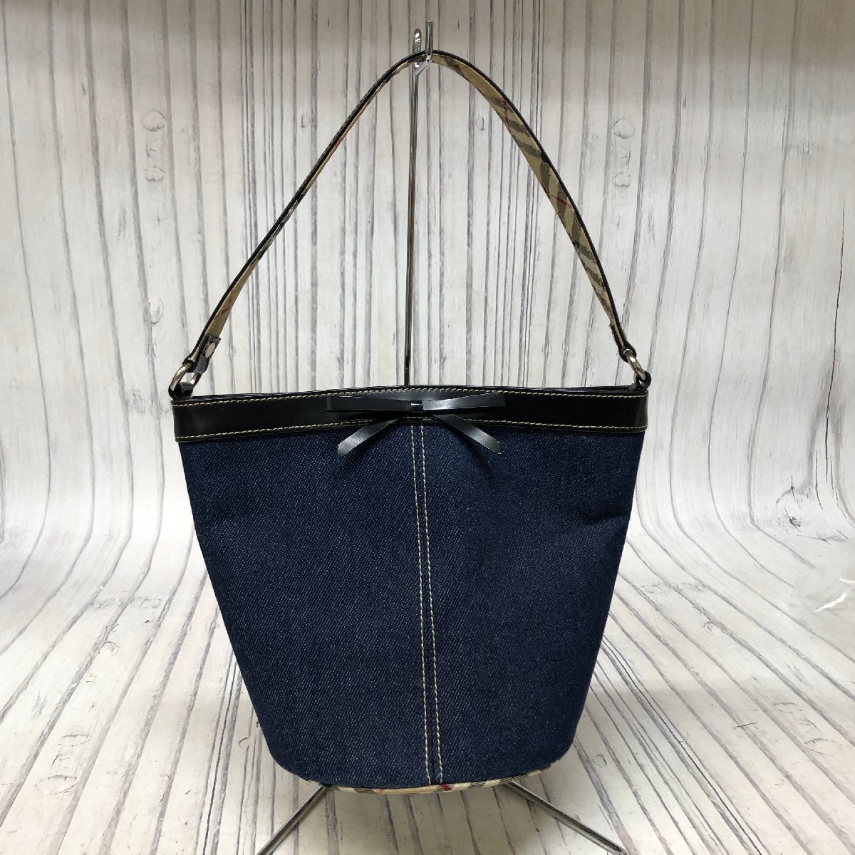 Burberrys BLUE LABEL ノバチェック ジップアップ ベスト M BURBERRY 