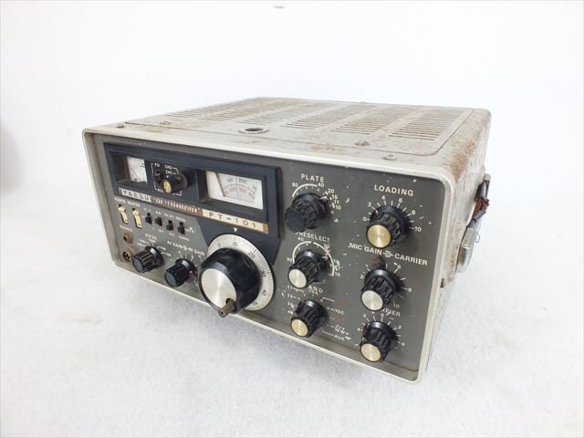 【希少】YAESU（ヤエス）SSBトランシーバー FT-101ES 通電確認済み ヤエス YAESU FT-101 無線機 SSBトランシーバー 通電確認済み 希少