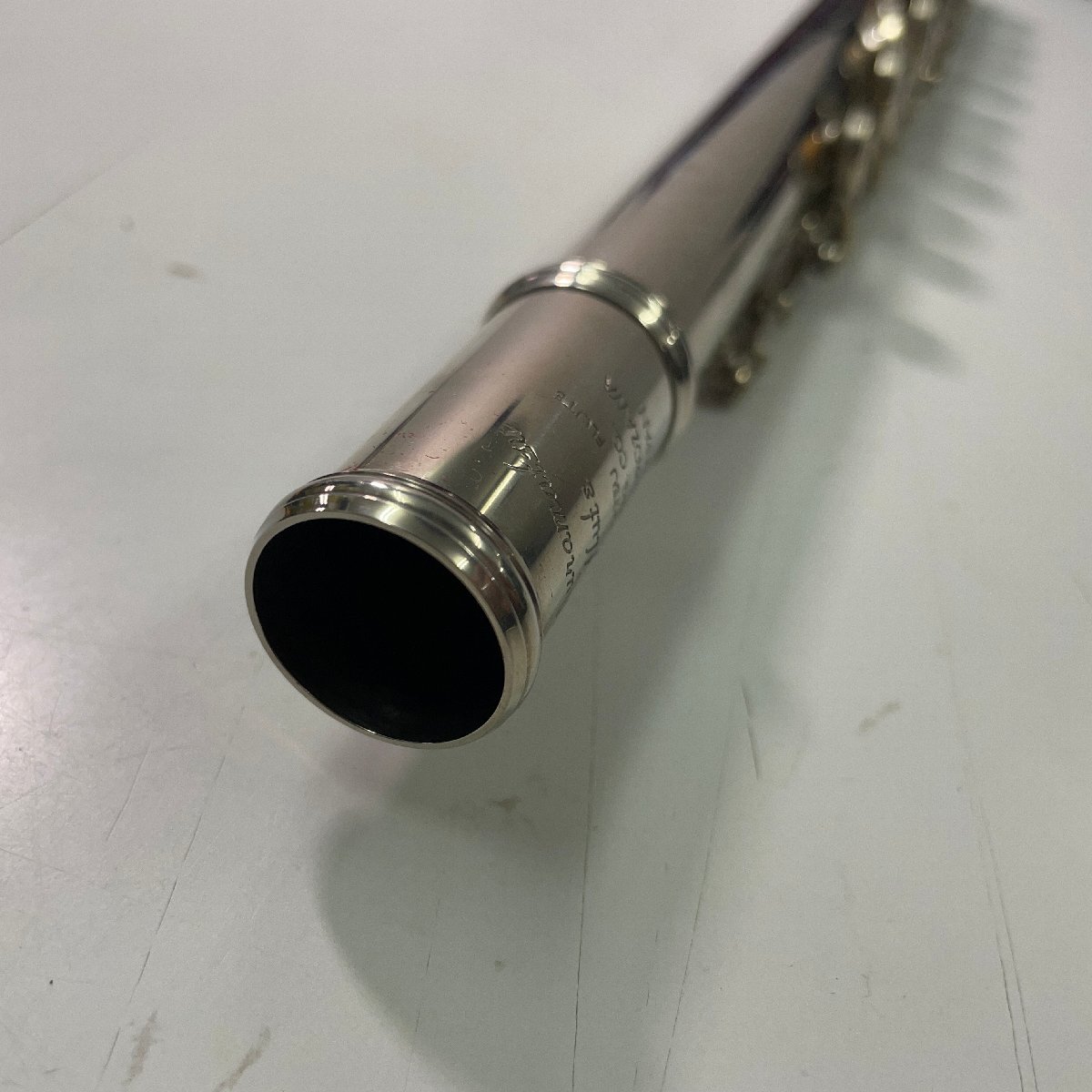 m002L E3(80) 1円～ フルート 管楽器 楽器 Muramatsu ムラマツ 吹奏楽 Flute 現状 中古 ハードケース有_8