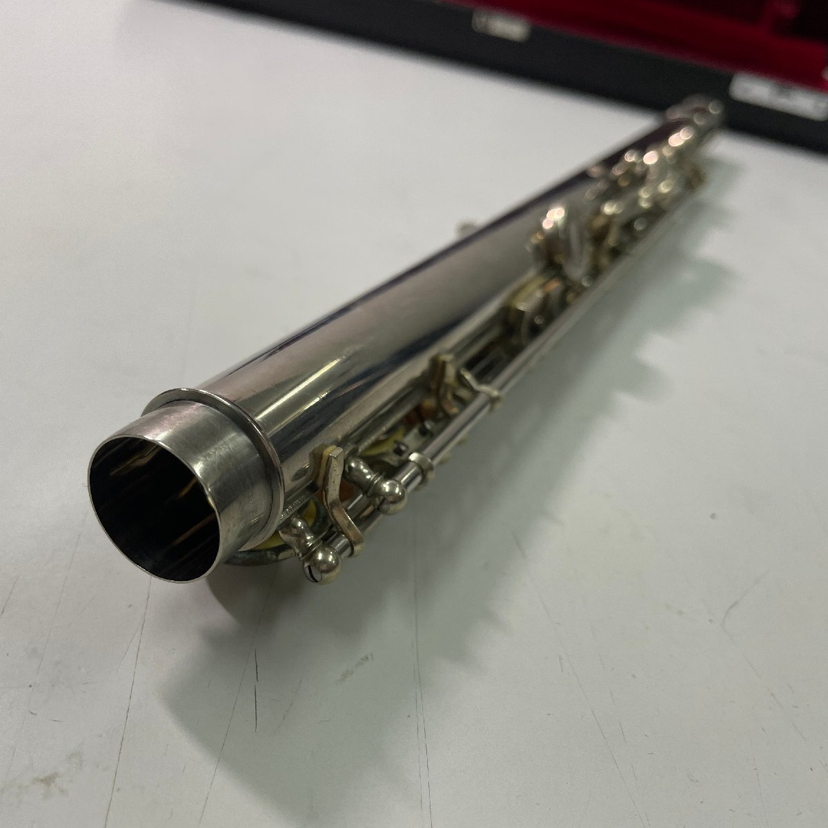 m002L E3(80) 1円～ フルート 管楽器 楽器 Muramatsu ムラマツ 吹奏楽 Flute 現状 中古 ハードケース有_9