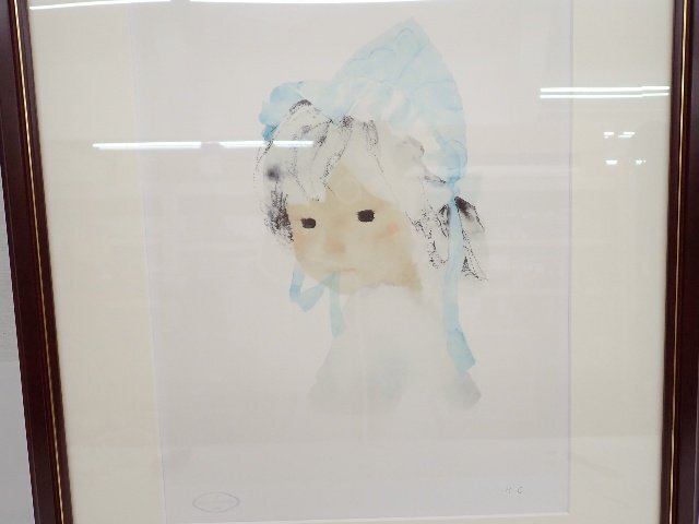 いわさきちひろ/岩崎ちひろ リトグラフ(石版画) 「あかちゃんのくるひ