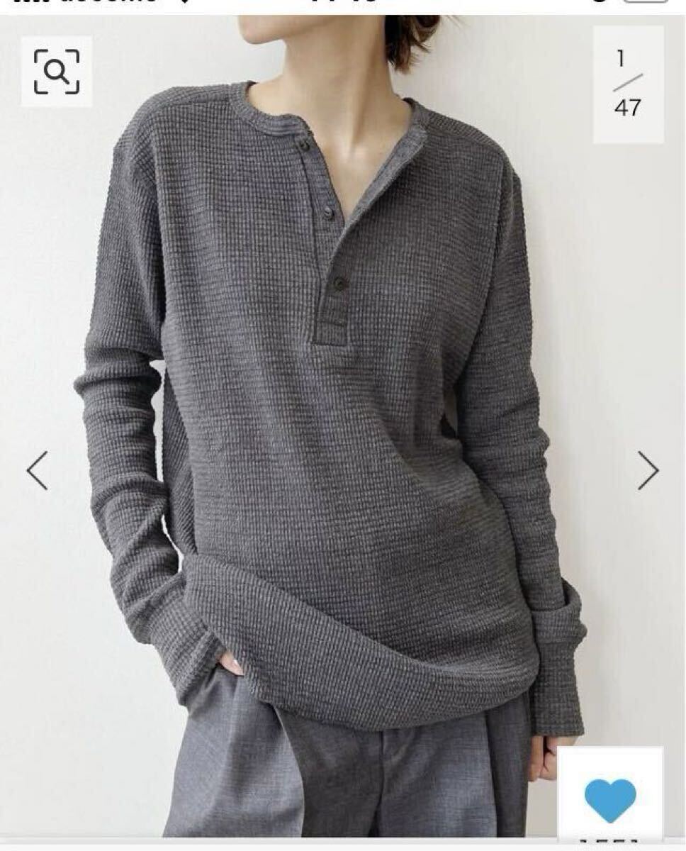 L'Appartement 【GOOD GRIEF!/グッドグリーフ】 HENLEY NECK THERMAL