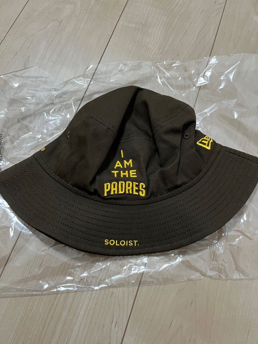 ショップ ニューエラ ソロイスト パドレス バケットハット L/XL