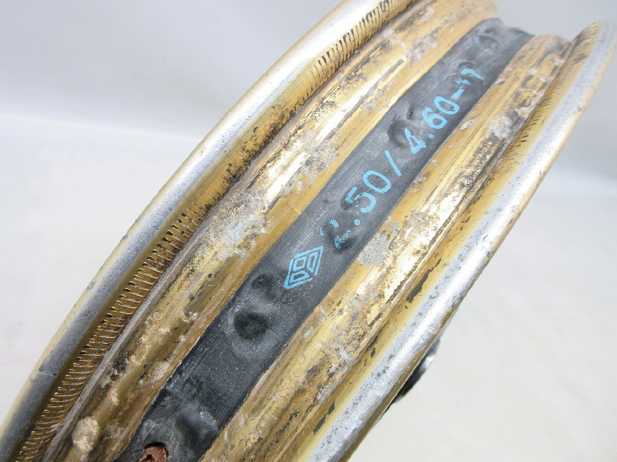 XLR250R-1★MD16★リアホイール　2.15×17★06H39 | ウェビックガレージセール XLR250R-1☆MD16☆フロントホイール - Yahoo!オークション 書類付き