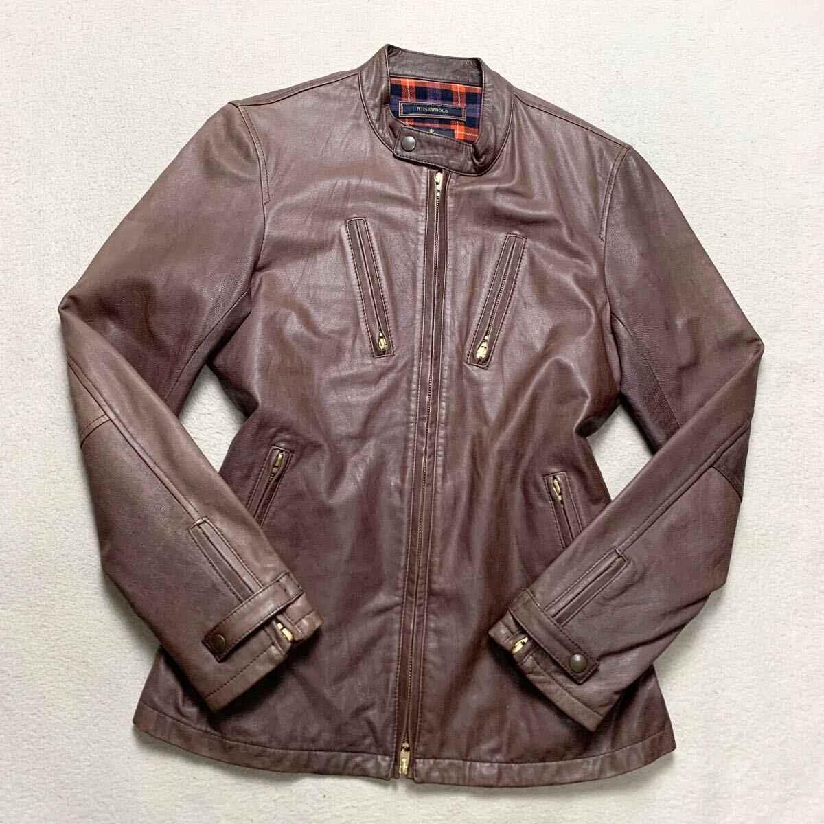 希少L ポールスミス【極上のゴートレザー】Paul Smith r.newbold 