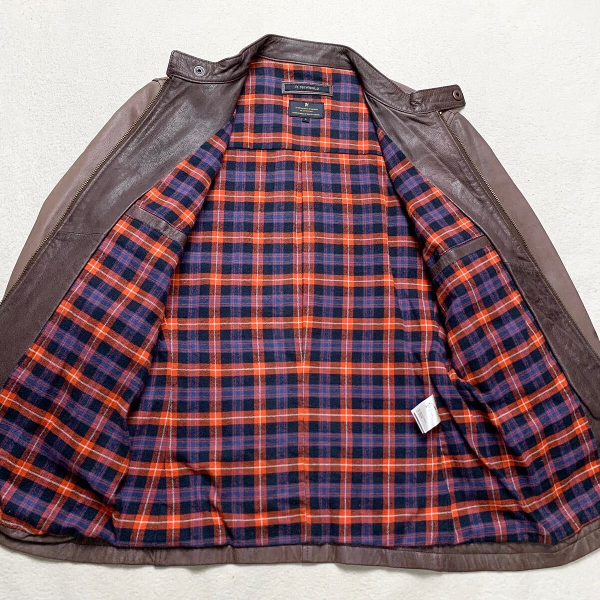希少L ポールスミス【極上のゴートレザー】Paul Smith r.newbold 