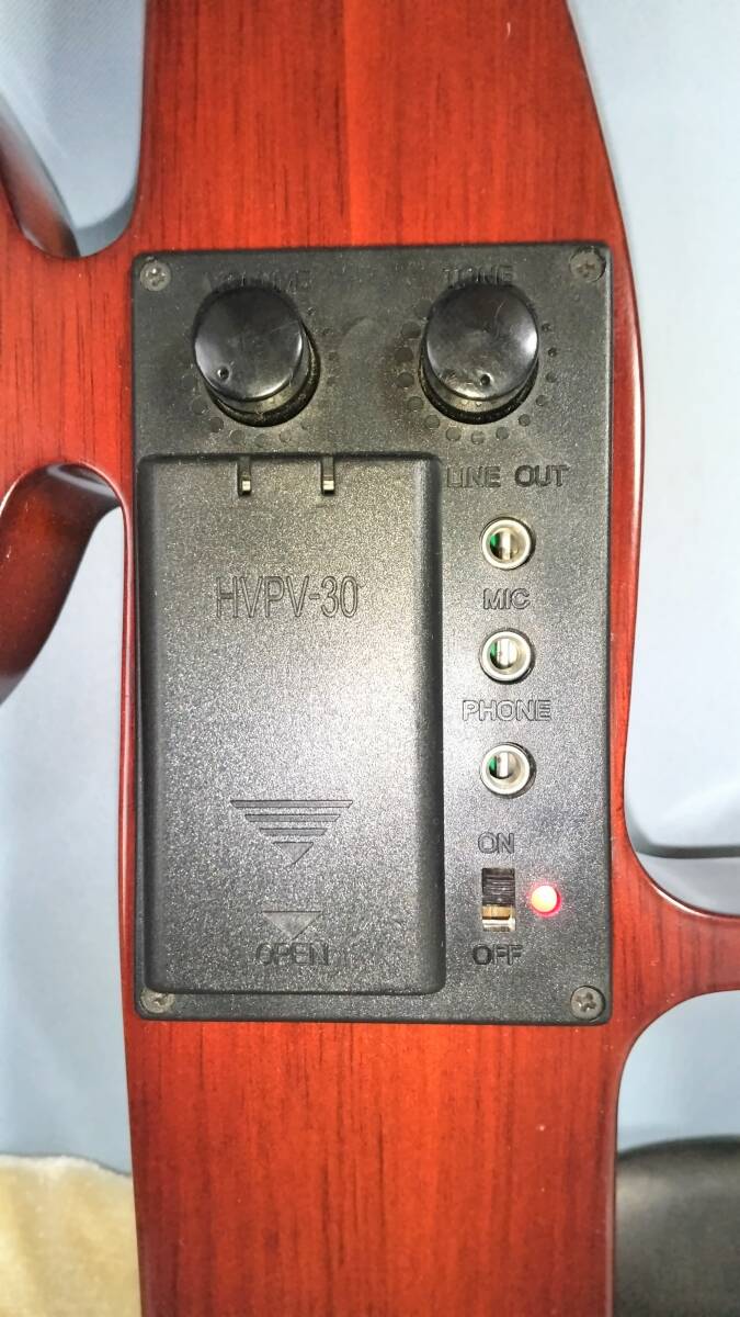 サイレントバイオリン エレキバイオリン HVPV-30 ケース入り 可動品 美
