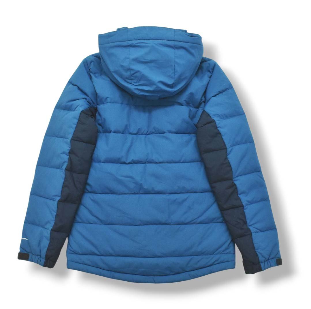 ★コロンビア COLUMBIA オムニヒート ターボ ダウン ジャケット パーカー S ライトブルー ネイビー メンズ アウトドア ナイロン アウター★_3