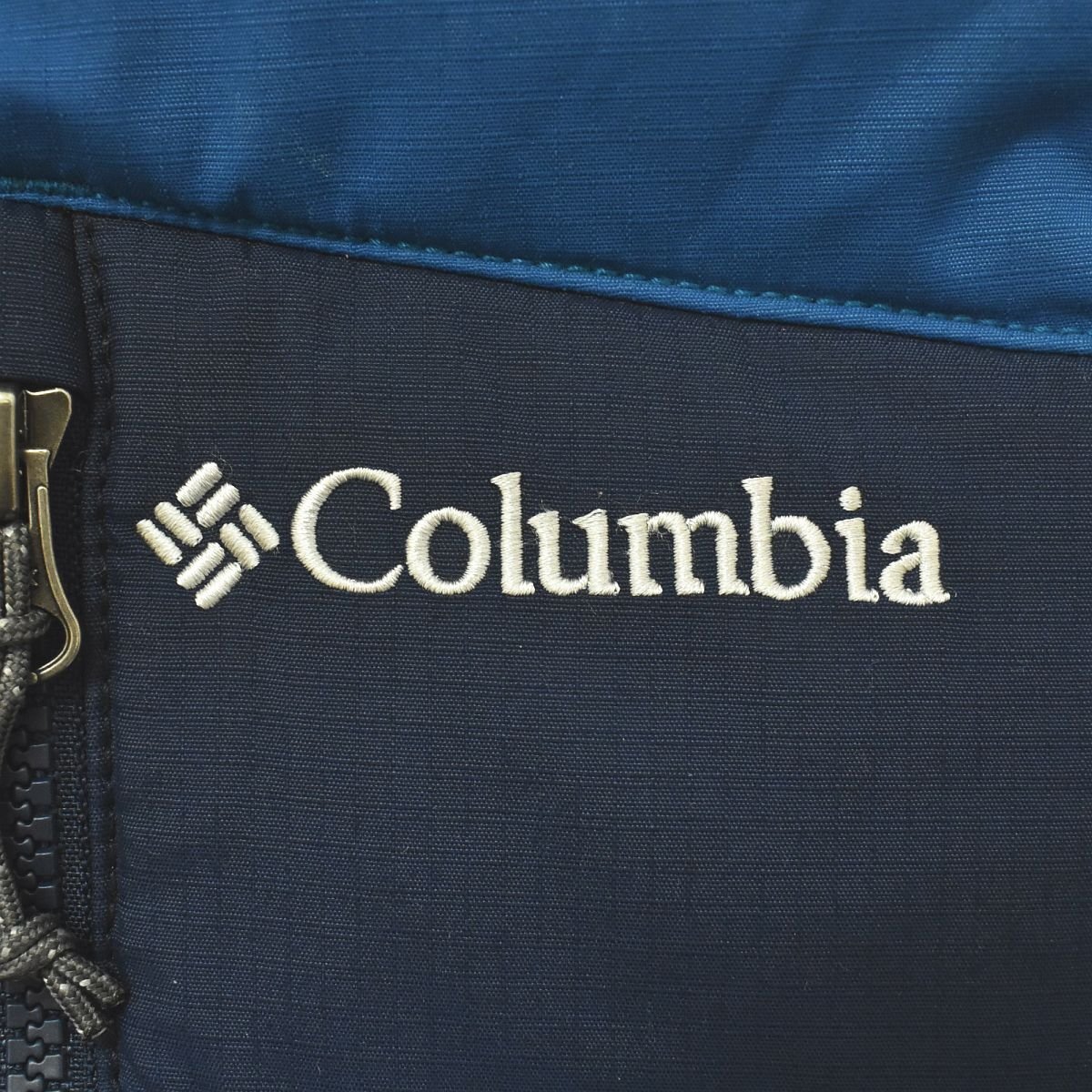 ★コロンビア COLUMBIA オムニヒート ターボ ダウン ジャケット パーカー S ライトブルー ネイビー メンズ アウトドア ナイロン アウター★_6