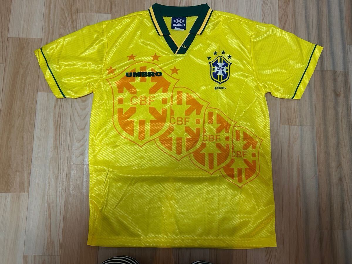 デッドストック【UMBRO アンブロ】ブラジル代表ユニフォーム 94年