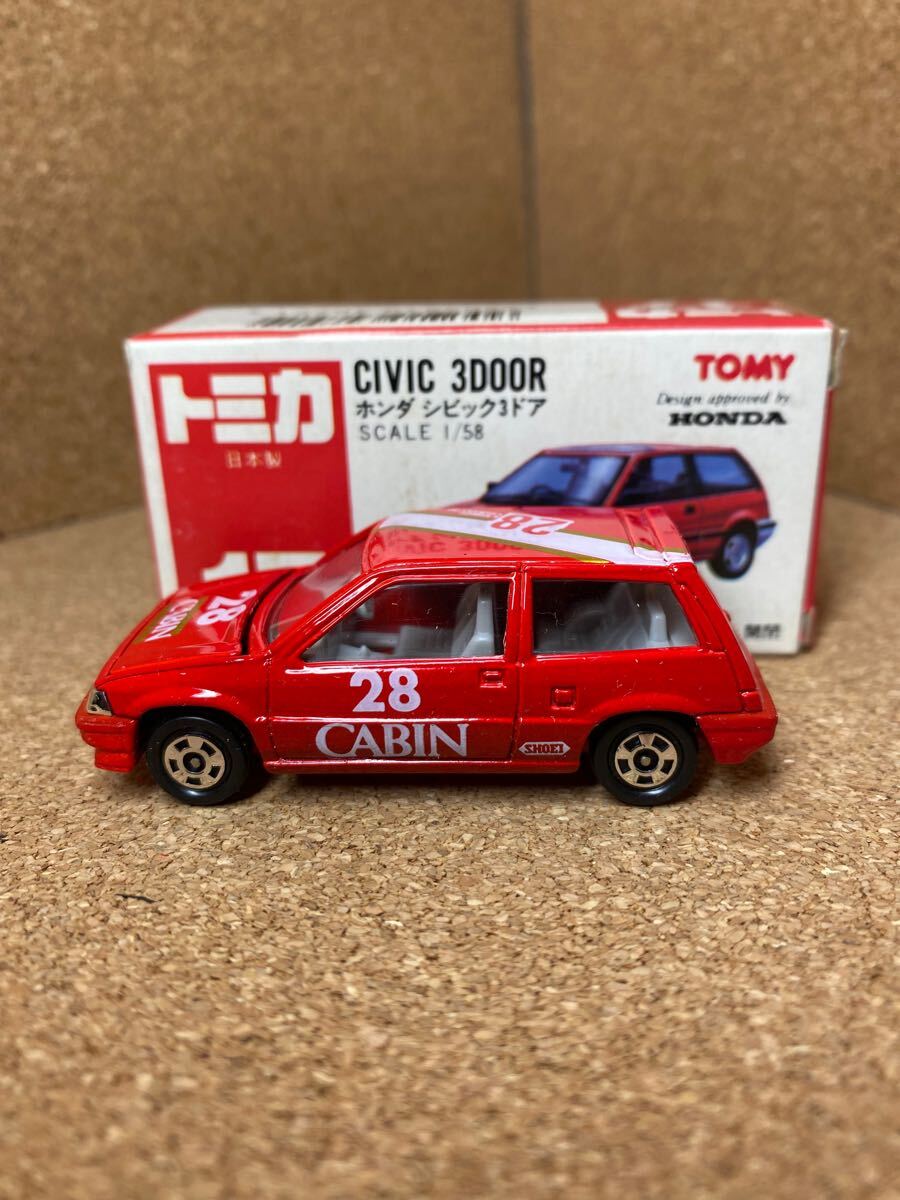 特注 トミカ ミニカー tomica minicar 当時物 日本製 赤箱 ホンダ