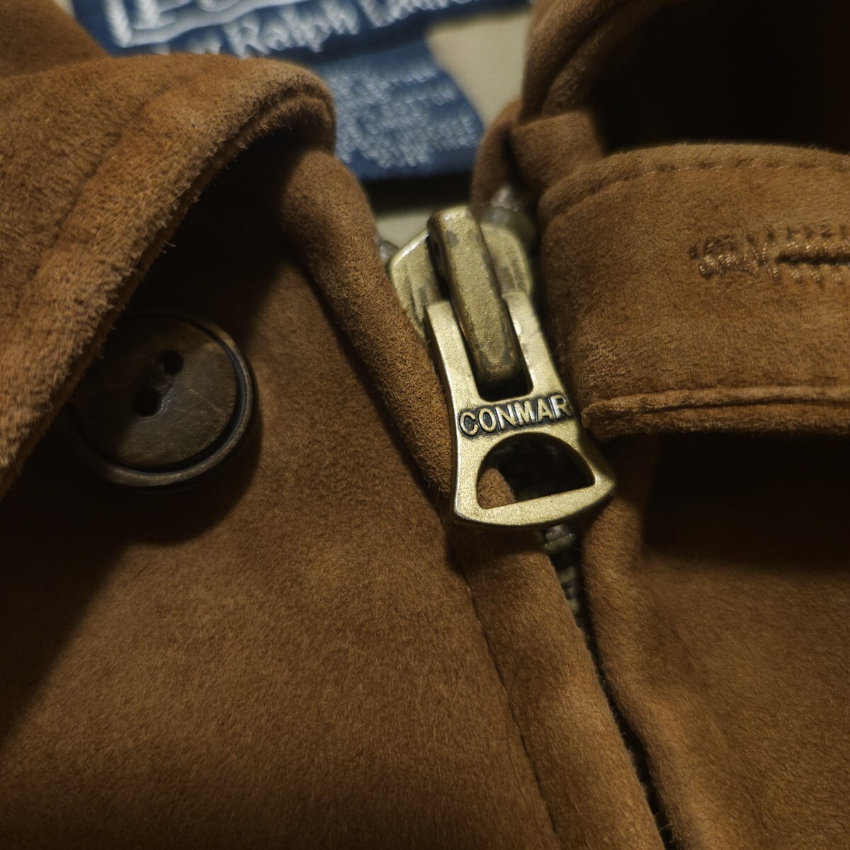 逸品】 Polo Ralph Lauren Lambskin Suede Sports Jacket 【L 