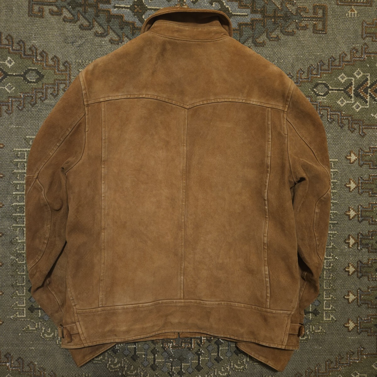 逸品】 Polo Ralph Lauren Lambskin Suede Sports Jacket 【L 