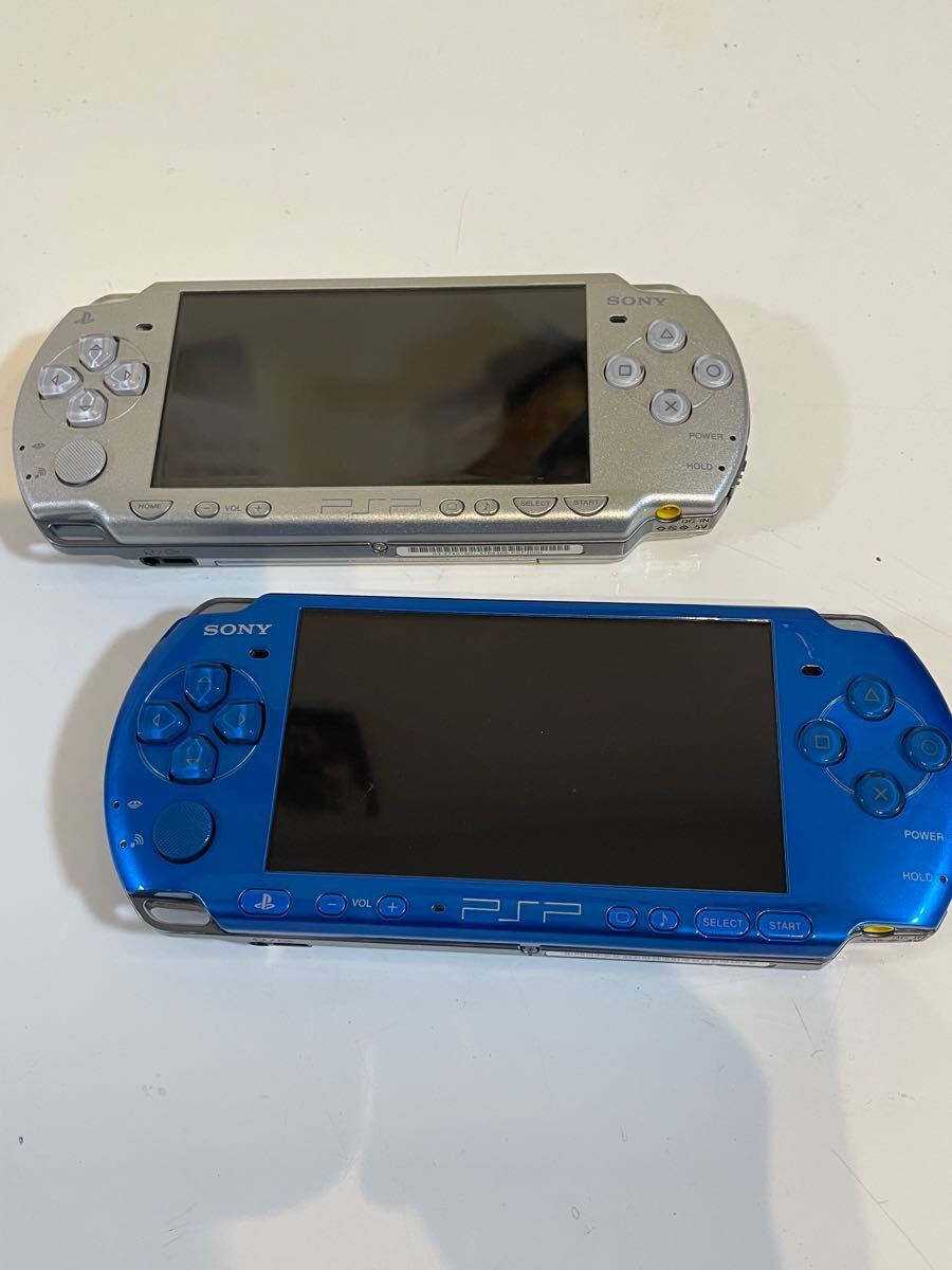 SONY ソニー PSP本体 PSP3000 ブルー PSP2000 シルバー 動作未確認