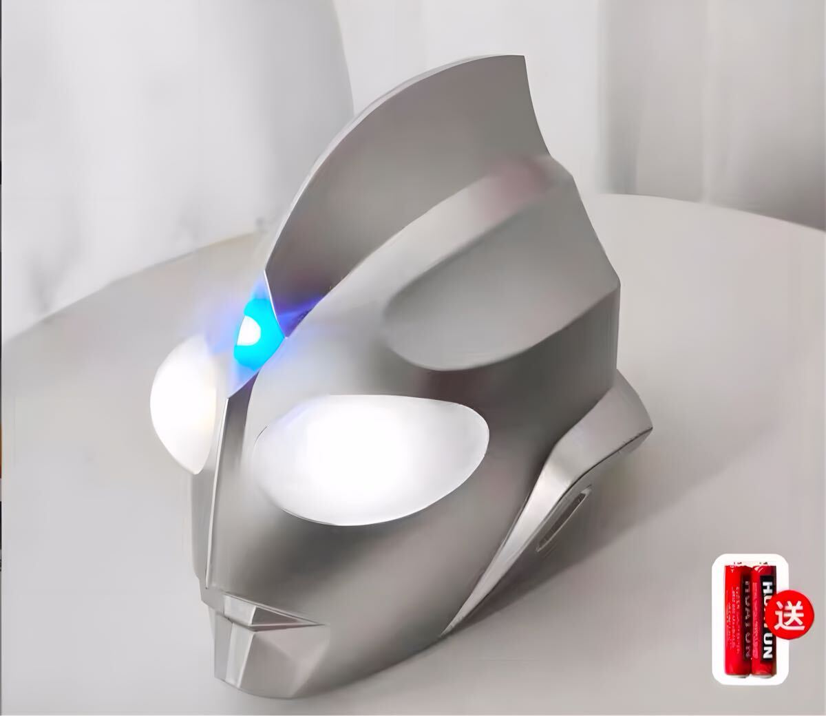 ウルトラマン　リアルマスク　発光機能　デラックスバージョン　コスチューム　コスプレ マスク : [EINI] Yahoo!オークション - 発光